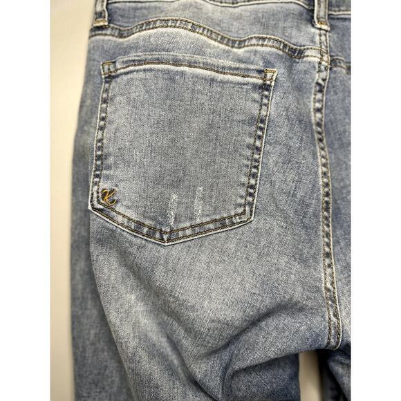Kut from the Kloth Women's Distressed Boyfriend Jean Size 8 - Picture 9 of 11